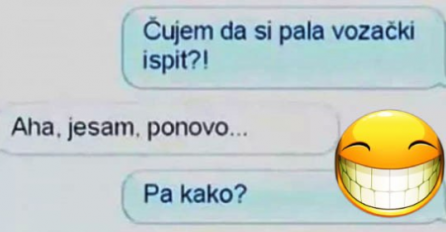 CHAT DANA: Pala na vozačkom, a  evo i zašto...