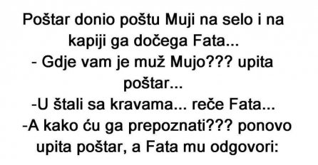 VIC DANA: Došla pošta za Muju