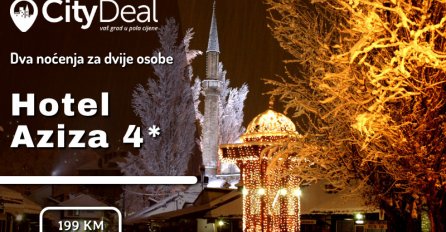 Predivan odmor čeka Vas u Sarajevu sa smještajem u srcu starog grada u hotelu Aziza 4*!