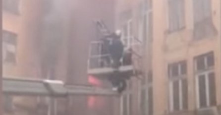 BUKNUO POŽAR U ZGRADI FAKULTETA, SVE ĆE SE SRUŠITI?? IMA POVRIJEĐENIH: Hitna pomoć i vatrogasci na licu mjesta, OBJAVLJEN SNIMAK!