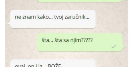 SAZNALA JE DA JE VJERENIK VARA NA NAJGORI MOGUĆI NAČIN, SMS PORUKOM: Ali kad je čula gdje ju je prevario i sa kim svijet joj se srušio