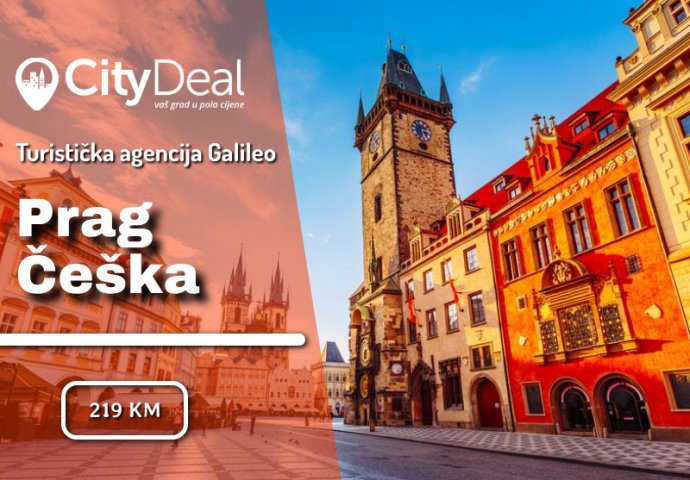 Galileo travel Vas vodi u posjetu jednoj od najpopularnijih europskih destinacija - PRAG!