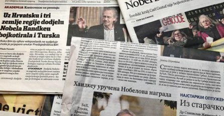 Regionalni mediji različito izvještavali o dodjeli Nobelove nagrade Handkeu