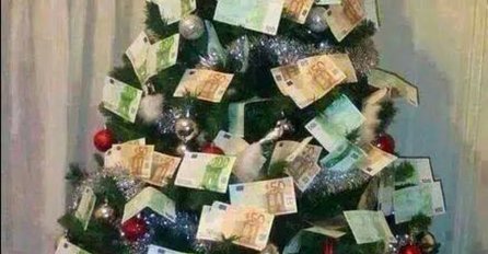 ESTRADNE LIČNOSTI POKAZUJU OKIĆENE JELKE, A KOD NJEGA JELKA OKIĆENA SA 50 I 100 EURA: Svaki dan je na TV-U, nema šanse da pogodite ČIJA JE OVO JELKA!