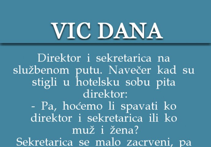VIC: Sekretarica i direktor