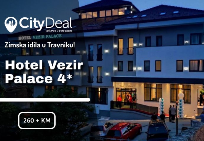 Uživajte u udobnom smještaju na prelijepoj lokaciji u hotelu Vezir Palace u Travniku!