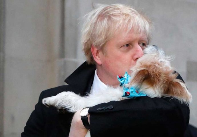 Gužva na glasanju u Britaniji, Džonson poveo psa
