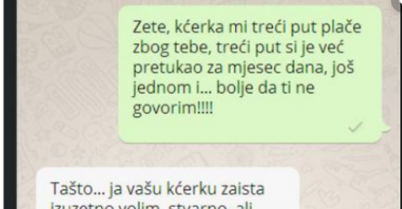 NAGALAMILA SAM NA ZETA, ALI KAD MI JE ODGOVORIO, UŠUTILA SAM: Moja kćerka je to zaslužila!