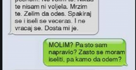 MAMA MI JE POSLALA OVU PORUKU, a onda sam pročitala njenu zadnju rečenicu I RAZLOG: POČELA SAM SE TRESTI, nije moguće?!
