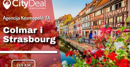 Agencija Kosmopolit TA Vas vodi na uzbudljivo putovanje u Veneciju, Colmar, Strazburg, Bazel & Cirih!