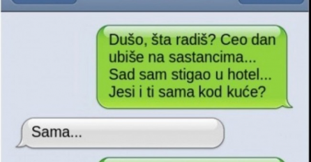 CHAT DANA: Tražio da mu pošalje poruku