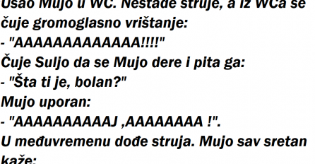 VIC: Mujo u WC-u
