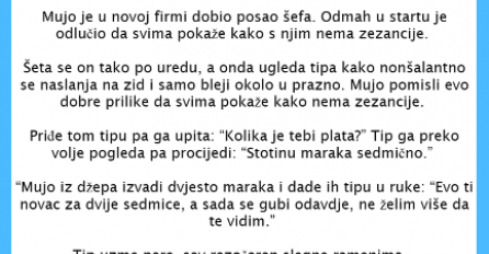 VIC DANA:  Mujo postao šef, pa se  izblamirao kao  nikad!