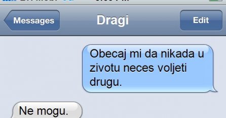 HTJELA SAM SAMO DA MI KAŽE DA ĆE ME ZAUVIJEK VOLJETI, ALI NJEGOV ODGOVOR ME RASPLAKAO: Nisam mogla zaustaviti suze, S KIM JA OVO ŽIVIM?