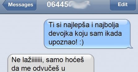 MISLILA SAM DA MOMAK HOĆE DA ME ODVUČE U KREVET, ZAVODIO ME DUGO, ALI KAD MI JE NAPISAO OVO ODMAH SAM GA BLOKIRALA: Nikad ništa odvratnije nisam vidjela, BRUKA!