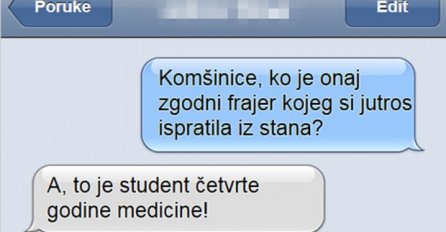 JUTROS SAM VIDJELA ZGODNOG FRAJERA KAKO IZLAZI IZ KOMŠINICINOG STANA: Kad mi je rekla šta je u pitanju, ZANIJEMILA SAM OD ŠOKA!