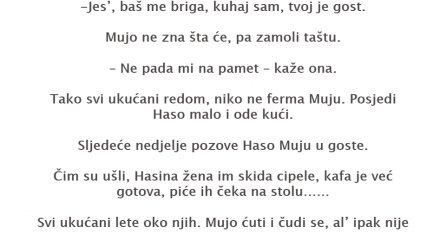 VIC DANA: Haso zavodi red u kući