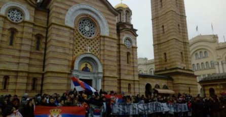 Širom RS-a skupovi podrške SPC-u i srpskom narodu u Crnoj Gori