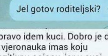 SIN MI JE PISAO DOK SAM BILA NA RODITELJSKOM, A ONDA SAM S BIJESOM ODGOVORILA: Sva sreća što mi nije blizu, POLUDJELA SAM!