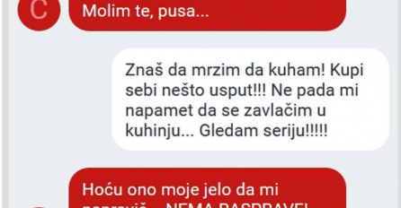 POSLAO SAM ŽENI PORUKU DA MI NAPRAVI RUČAK: Kad mi je ovo napisala na kraju, ODLUČIO SAM DA SE MOMENTALNO RAZVEDEM I ODEM KOD MAME, kako je nije stid?