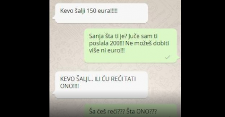 KĆERKA JE TRAŽILA 150 EURA, A KADA SAM ODBILA ZAPRIJETILA MI JE DA ĆE REĆI MUŽU: Ovako nisam odgojila kćerku, UŽAS!