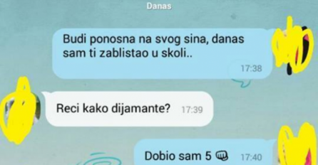 SIN MI SE POHVALIO DA JE ZABLISTAO U ŠKOLI, ALI KAD MI JE OBJASNIO KAKO SKORO SAM U NESVIJEST PALA: Poludjela sam, malo mi fali da ga IZBACIM IZ KUĆE!
