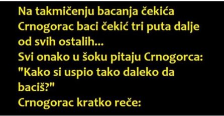 VIC: Crnogorac na takmičenju