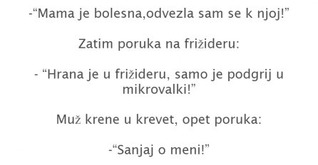 VIC DANA: Ženina poruka 