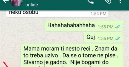 KĆERKA MI JE REKLA DA MI HITNO MORA REĆI NEŠTO VAŽNO, ODMAH SAM PRETRNULA: Kad je napisala šta je u pitanju POLUDJELA SAM, kako se usuđuje?!
