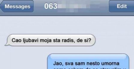 REKLA SAM MU DA SE SPREMAM DA SPAVAM, A ON MI JE NAPISAO NEŠTO ŠTO MI JE POKVARILO NOĆ: Nisam mogla da se izvučem nikako, ODMAH ME OSTAVIO!