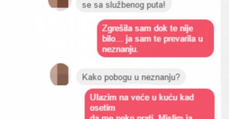 SUPRUGA MI JE POSLALA PORUKU I JAVILI MI DA ME PREVARILA U NEZNANJU: Ništa mi nije bilo jasno, A KAD MI JE OBJASNILA,  ZAMRZIO SAM JE DO KRAJA ŽIVOTA