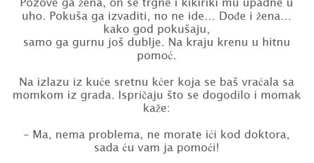 VIC: Sjedi muž u kući, baca kikiriki u zrak
