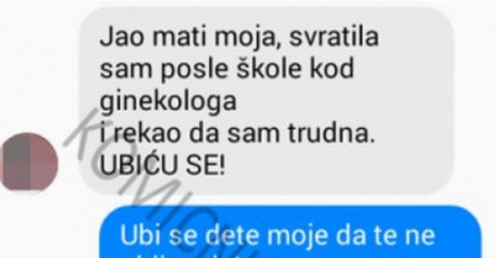 POSLIJE ŠKOLE SAM POSJETILA GINEKOLOGA, SAZNALA SAM DA SAM TRUDNA: Odmah sam javila mami, kada je čula ko je otac djeteta SKORO PALA U NESVJEST!
