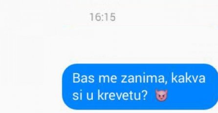 PITAO ME KAKVA SAM U KREVETU, ALI NAKON MOG ODGOVORA NEĆE MU PASTI NA PAMET DA SE OVAKO PONAŠA PREMA ŽENAMA: Koliko je ovo jadno, spustila sam ga na zemlju!