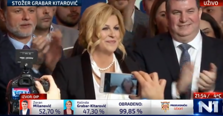 KOLINDA NA RUBU SUZA, OVO SU NJENE PRVE RIJEČI NAKON PORAZA: A evo šta je poručila portivniku Milanoviću, SVI SE ZALEDILI OD ŠOKA