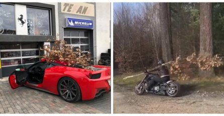 SRBIJA BRUJI O ČOVJEKU KOJI JE VOZIO BADNJAK NA FERARIJU, A EVO KAKO ON IZGLEDA: Svi su u nevjerici, zar je ovo on??