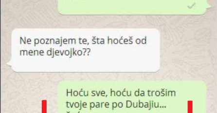 SAZNALA SAM DA ME MUŽ VARA SA RAZNIM SPONZORUŠAMA, PA SAM MU PISALA SA NEPOZNATOG BROJA: Njegova zadnja poruka je sve dokazala, RAZVODIM SE ISTE SEKUNDE!
