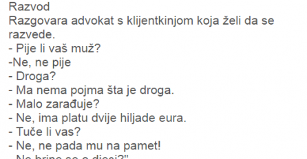 VIC DANA: Žena traži razvod od muža