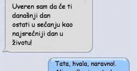 SUTRA SE ŽENIM, A TATA MI JE POSLAO DANAS OVU PORUKU: Kad mi je rekao ZAŠTO, odlučio sam da otkažem vjenačanje!