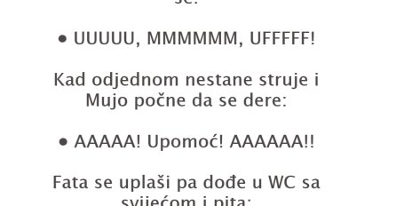 VIC DANA: Mujo i wc šolja