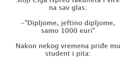 VIC DANA: Ciga i diplome