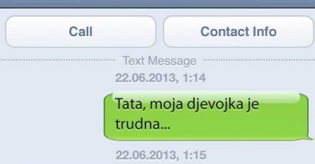 JAVIO SAM TATI DA JE MOJA DJEVOJKA TRUDNA, ŠOKIRAO SE, A KAD JE VIDIO MOJU ZADNJU PORUKU HTIO JE DA ME ISTJERA IZ KUĆE: Ovo mi nikad neće moći oprostiti, JESAM LI ZASLUŽIO??
