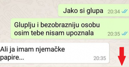 PONIZILA ME KAO NIJEDNA DO SADA, A ZATIM SAZNALA DA IMAM NJEMAČKE PAPIRE: Pogledajte kako je reagovala, NE SLUTI ŠTA JOJ SPREMAM!