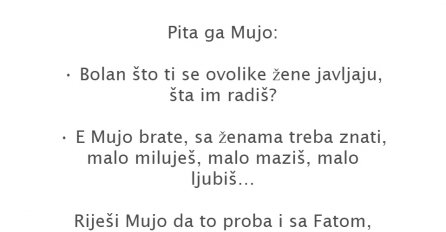 VIC: Šeta Mujo sa drugarom crncem kroz čaršiju, kad sve žene pozdravljaju