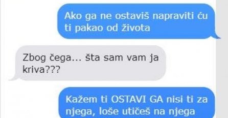 SVEKRVA MI JE DANAS NAPISALA GROZNE STVARI, ŽELI DA RASKINEM S NJENIM SINOM: Evo kako mi je zaprijetila, OVO JE SRAMOTA ZA STARIJU ŽENU