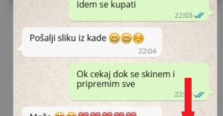 SKINULA SAM SE DA SE TUŠIRAM I ODMAH MU POSLALA SLIKU, U SEKUNDI SE STVORIO NA VRATIMA: Ovo je dugo čekao!