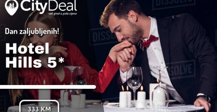 Dan zaljubljenih najljepši je u luksuznom hotelu Hills 5* za zaljubljene parove koji su u potrazi za oazom mira i ljubavi!