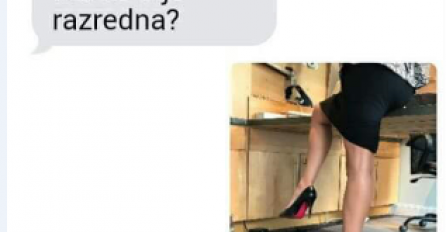 PITAO SAM SINA KO MU JE RAZREDNA, KAD MI JE POSLAO SLIKU NJENOG LICA SKORO SAM SA  STOLICE PAO: Nije valjda ona?!