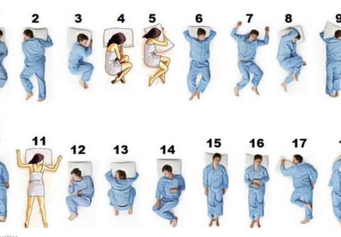 U KOJOJ OD OVIH 18 POZA VI SPAVATE? SVI SE RUGAJU OVOJ POZI: Ako ovako spavate svi vam se smiju!