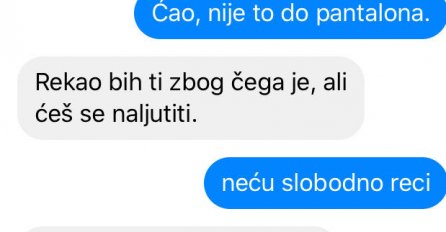 POSLAO MI JE "VRELU" PORUKU, A ONDA ME PONIZIO DO KRAJA, HTJELA SAM U ZEMLJU DA PROPADNEM: Pogledajte njegovu zadnju poruku, ZLO MI DOŠLO!